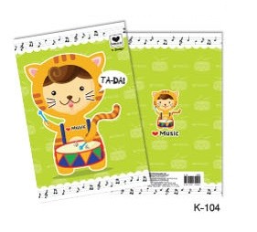 Picture of สมุดปกอ่อน ตราช้าง K-104, 165 x 240 มม., 60 แกรม, 30 แผ่น