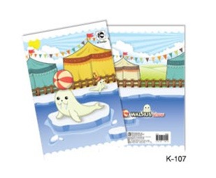 Picture of สมุดปกอ่อน ตราช้าง K-107, 165 x 240 มม., 60 แกรม, 30 แผ่น