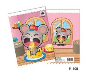 Picture of สมุดปกอ่อน ตราช้าง K-108, 165 x 240 มม., 60 แกรม, 30 แผ่น