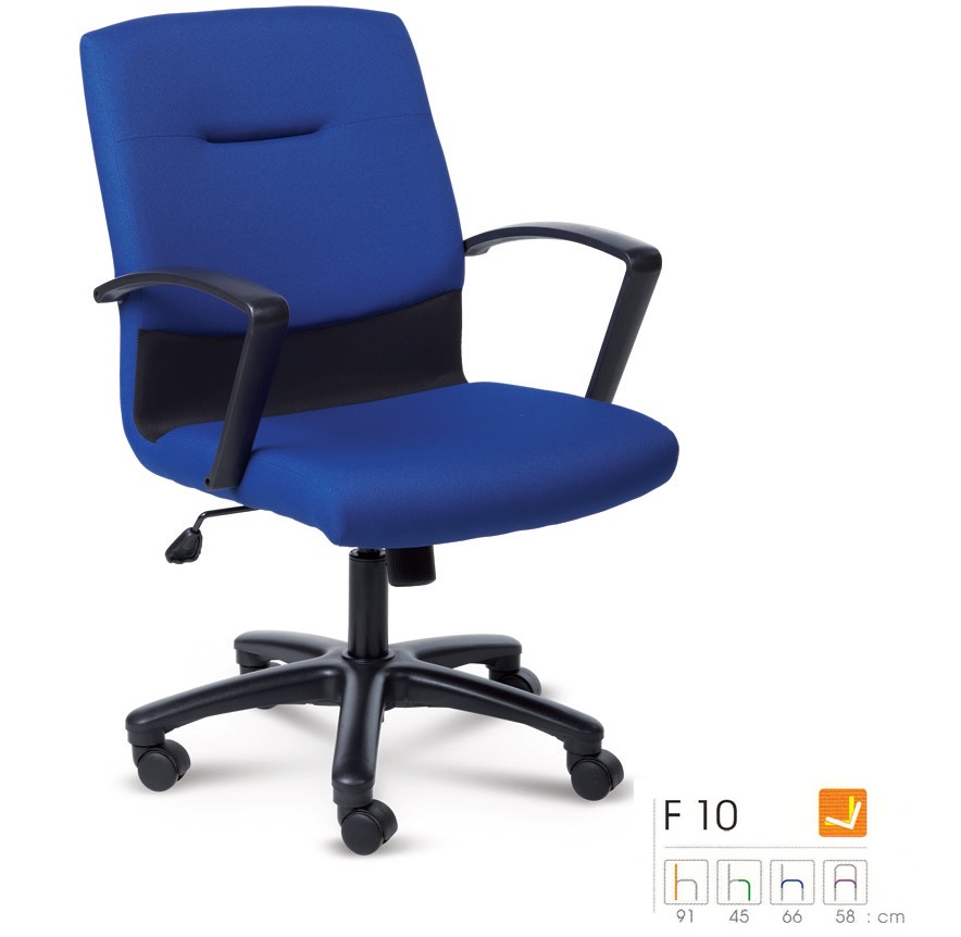 Picture of เก้าอี้ Forte F10 หนัง PVC โยกทั้งตัว ปรับสูงต่ำโดยใช้โช๊คแก๊ส เกาหลี