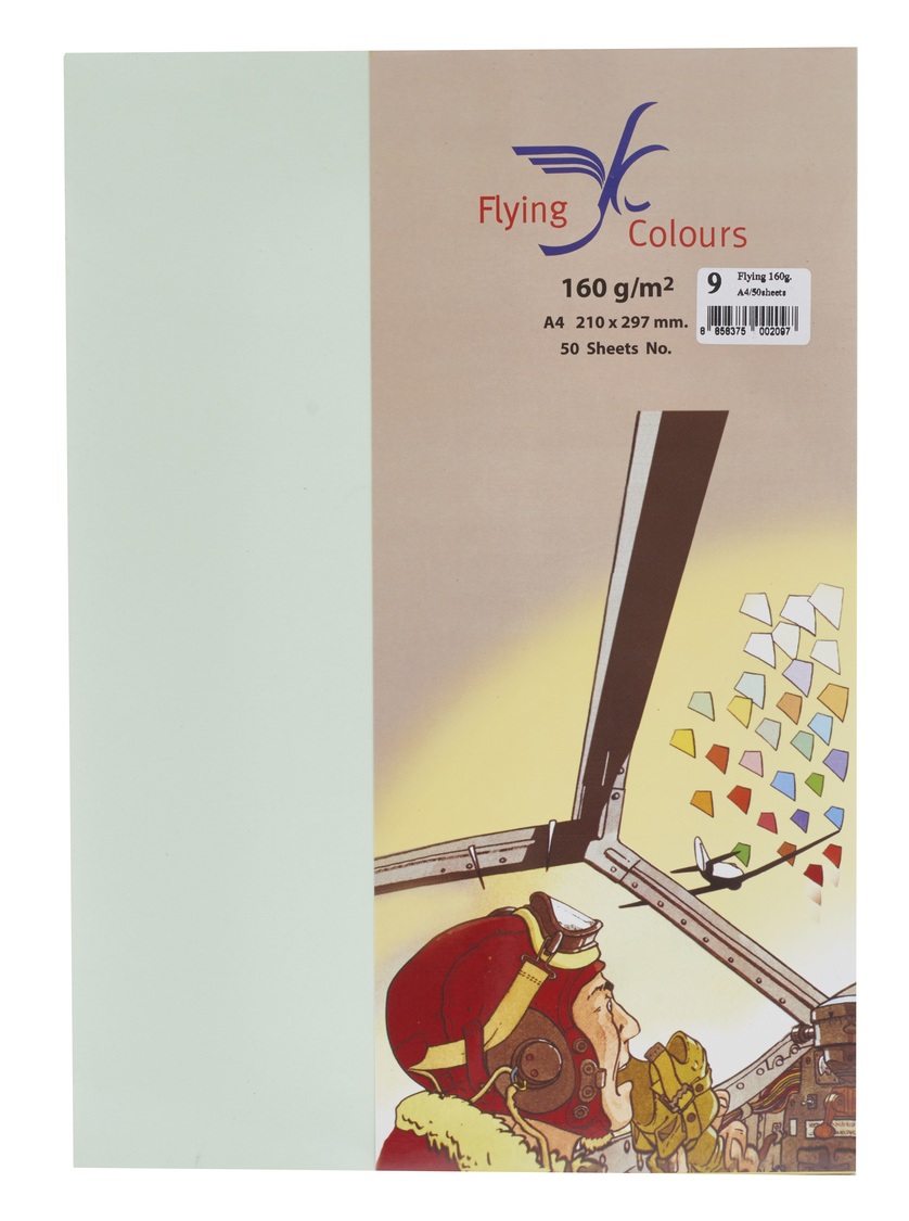 Picture of กระดาษสีถ่ายเอกสารฟลายอิ้ง (Flying) Colours No.9 สีเขียวอ่อน (50 แผ่น)