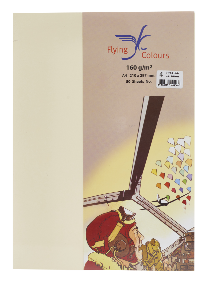 Picture of กระดาษสีถ่ายเอกสารฟลายอิ้ง (Flying) Colours No.4 สีครีม (50 แผ่น)