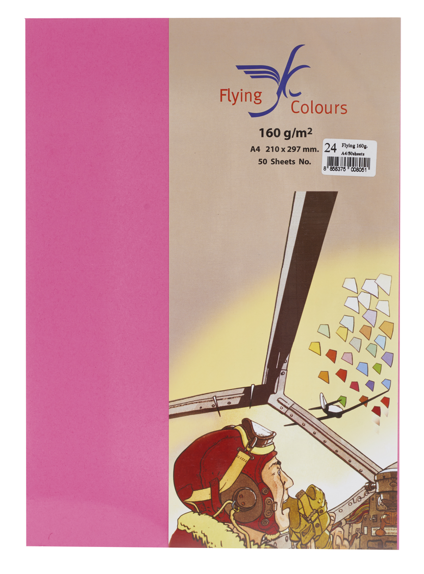 Picture of กระดาษสีถ่ายเอกสารฟลายอิ้ง (Flying) Colours No.24 สีบานเย็น (50 แผ่น)