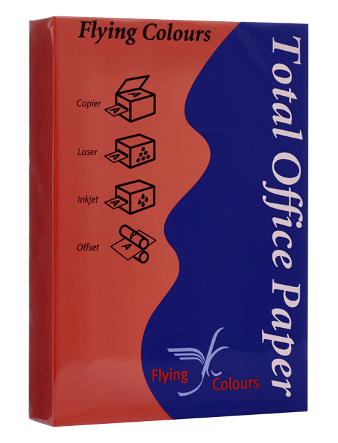 Picture of กระดาษสีถ่ายเอกสารฟลายอิ้ง (Flying) Colours No.30 สีแดงสด (500 แผ่น)