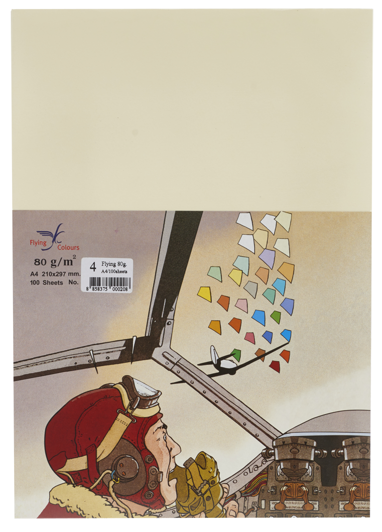Picture of กระดาษสีถ่ายเอกสารฟลายอิ้ง (Flying) Colours No.4 สีครีม (100 แผ่น)
