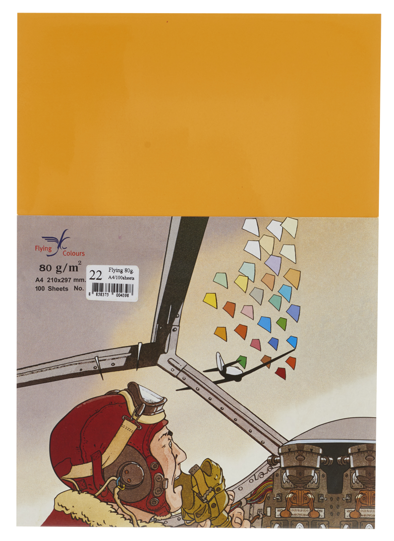 Picture of กระดาษสีถ่ายเอกสารฟลายอิ้ง (Flying) Colours No.22 สีทอง (100 แผ่น)