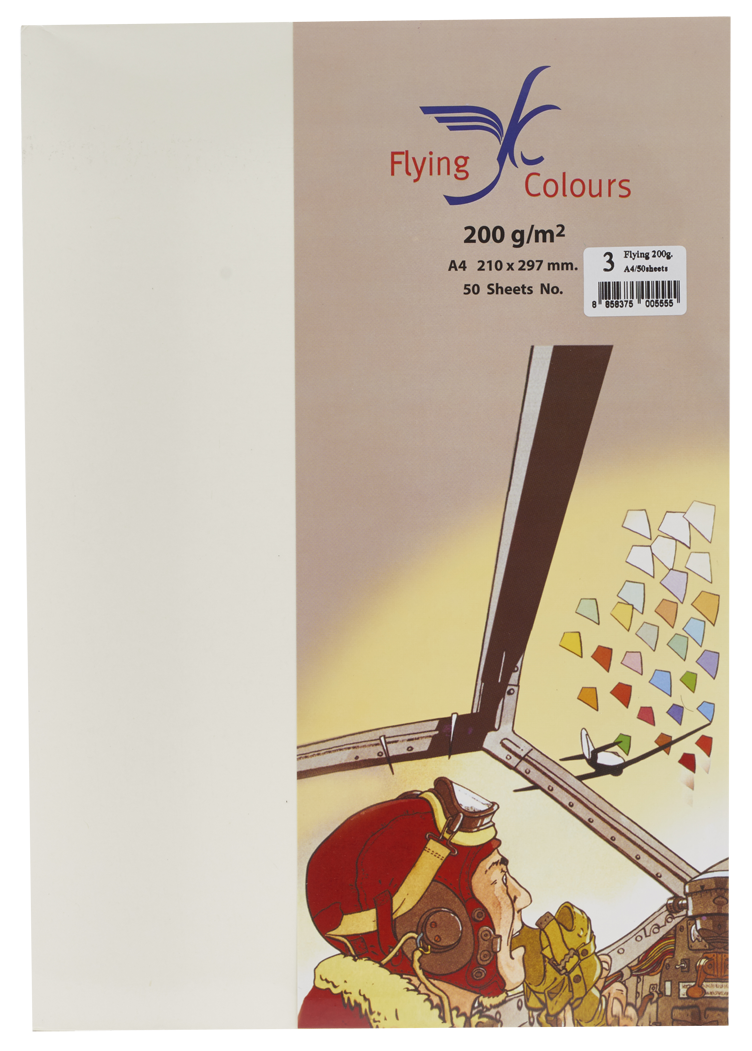 Picture of กระดาษสีถ่ายเอกสารฟลายอิ้ง (Flying) Colours No.3 สีงาช้าง (50 แผ่น)