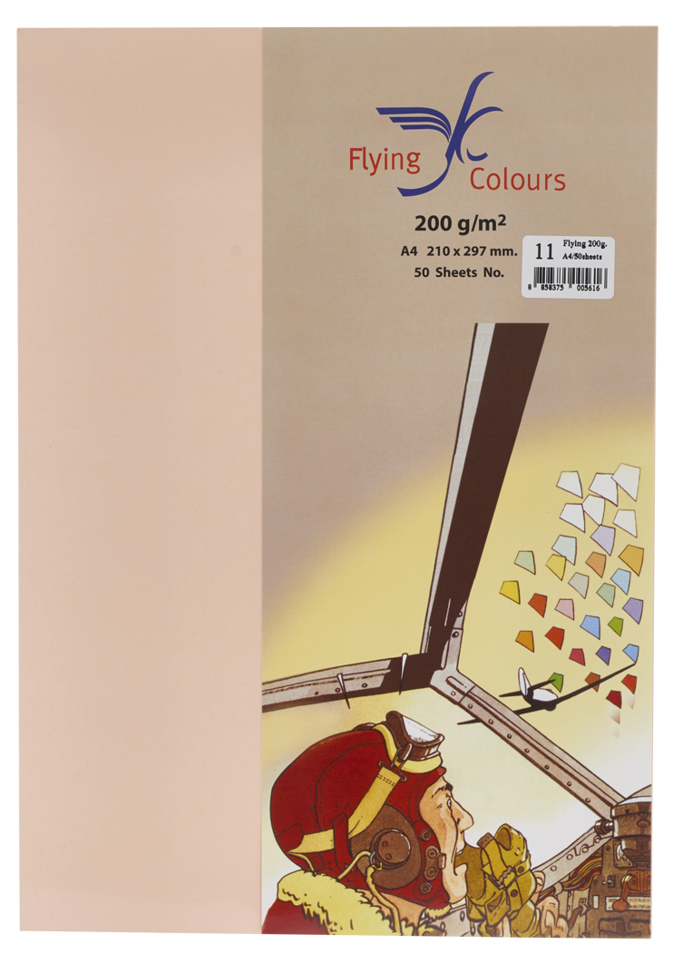 Picture of กระดาษสีถ่ายเอกสารฟลายอิ้ง (Flying) Colours No.11 สีลูกพีช (50 แผ่น)