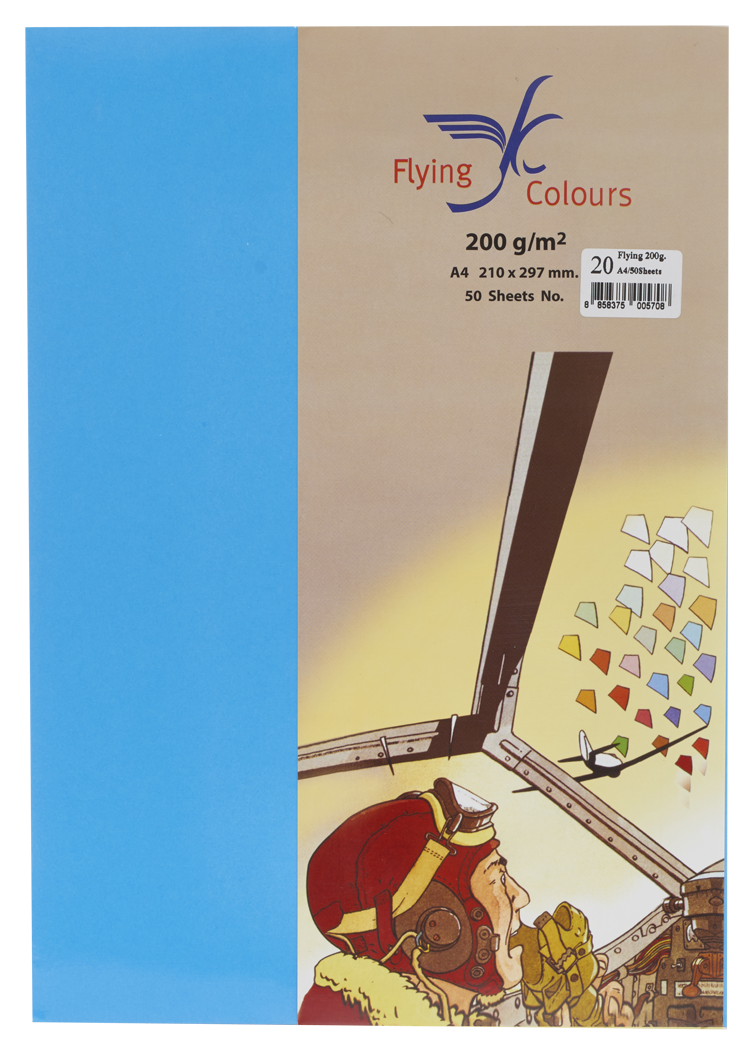 Picture of กระดาษสีถ่ายเอกสารฟลายอิ้ง (Flying) Colours No.20 สีน้ำเงิน (50 แผ่น)