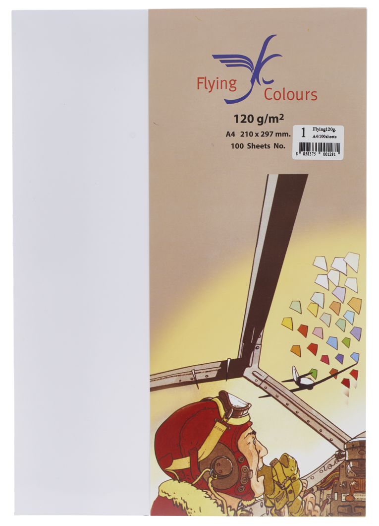 Picture of  กระดาษสีถ่ายเอกสารฟลายอิ้ง (Flying) Colours No.1 สีขาว (100 แผ่น)