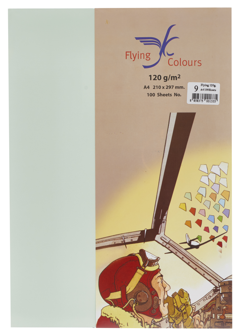 Picture of กระดาษสีถ่ายเอกสารฟลายอิ้ง (Flying) Colours No.9 สีเขียวอ่อน (100 แผ่น)