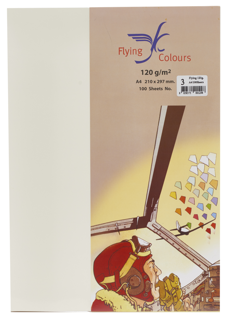 Picture of กระดาษสีถ่ายเอกสารฟลายอิ้ง (Flying) Colours No.3 สีงาช้าง (100 แผ่น)