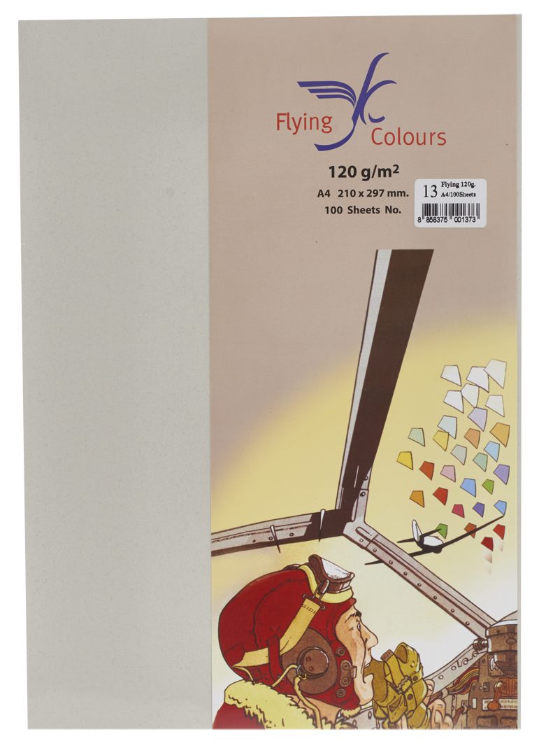 Picture of กระดาษสีถ่ายเอกสารฟลายอิ้ง (Flying) Colours No.13 สีเทา (100 แผ่น)