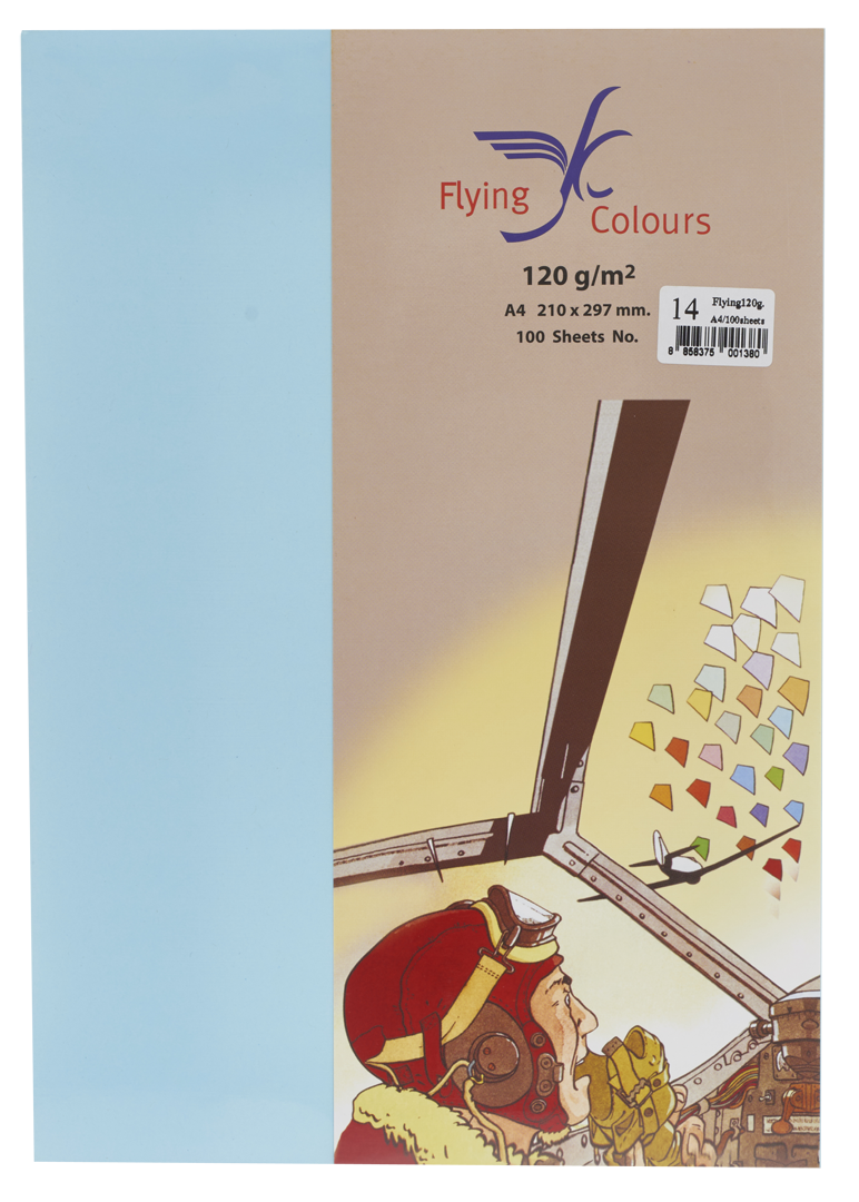 Picture of กระดาษสีถ่ายเอกสารฟลายอิ้ง (Flying) Colours No.14 สีฟ้า (100 แผ่น)