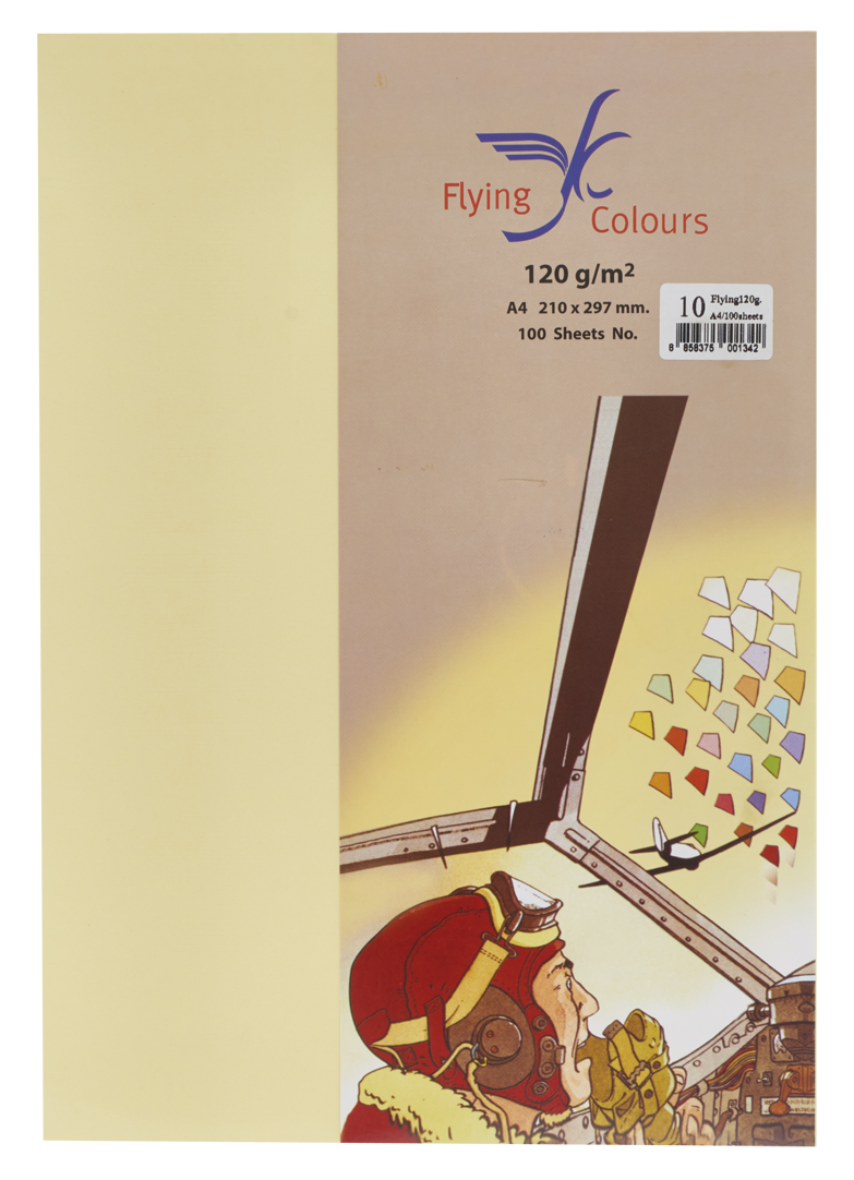 Picture of กระดาษสีถ่ายเอกสารฟลายอิ้ง (Flying) Colours No.10 สีเหลืองอ่อน (100 แผ่น)