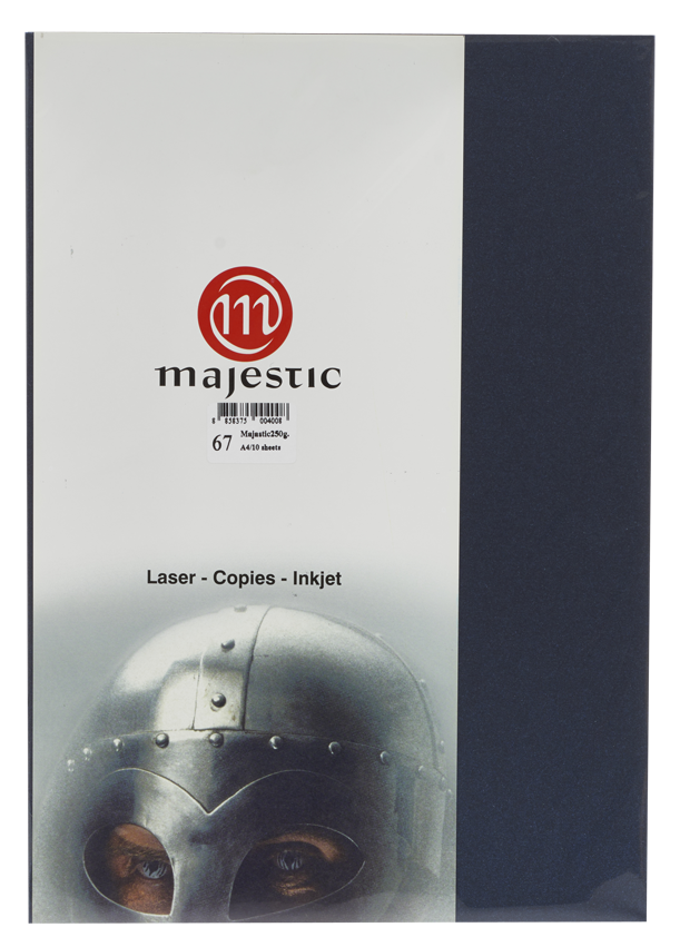 Picture of กระดาษประกายมุก Majestic น้ำเงิน 250 แกรม, 067, 25 แผ่น
