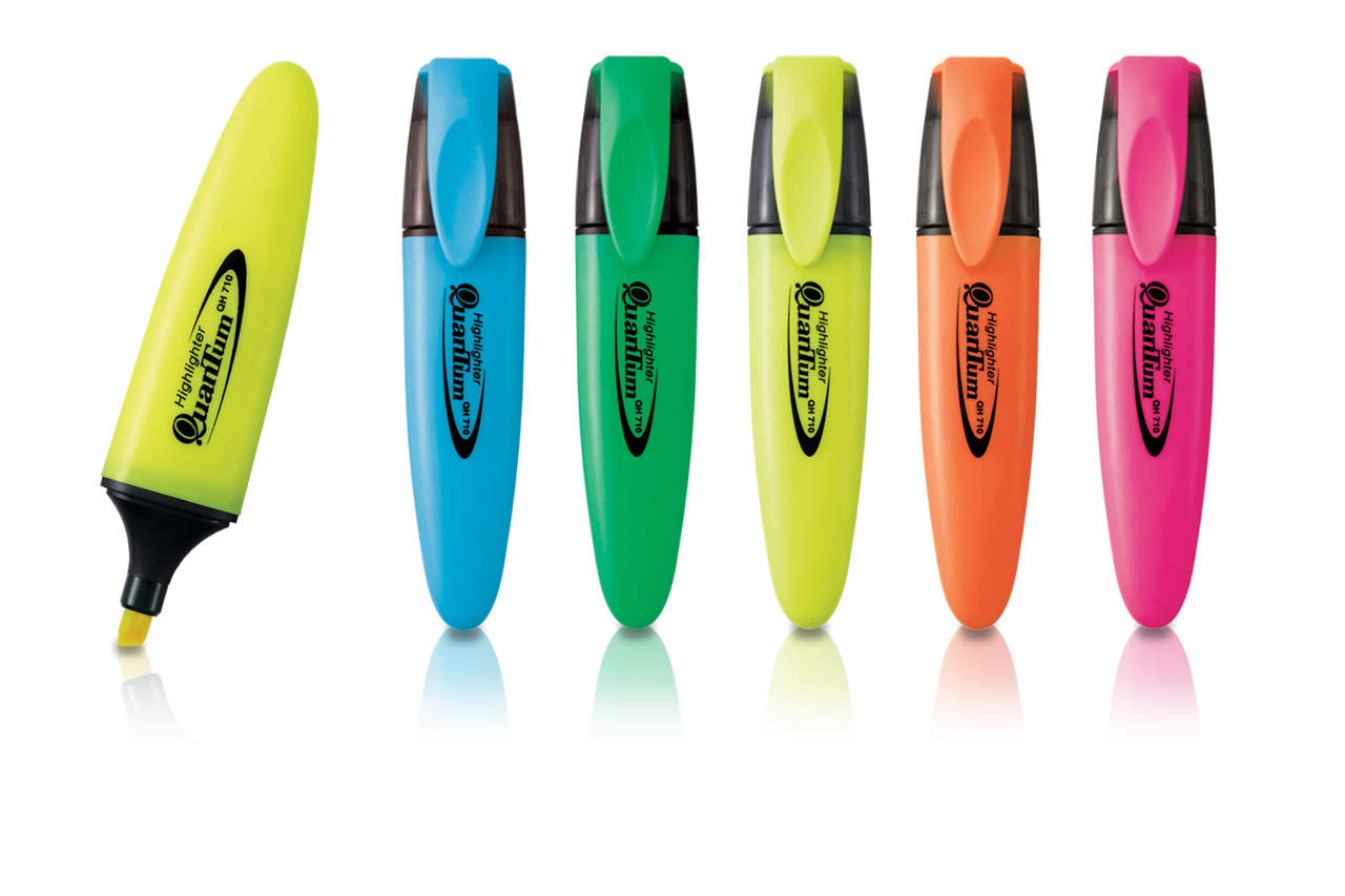 Picture of ควอนตั้มปากกาเน้นข้อความ QH710 สีเหลือง (N)