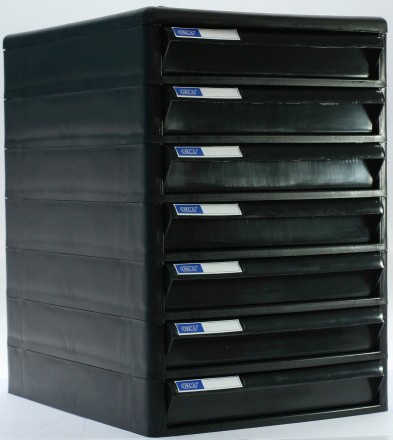 Picture of ตู้เอกสาร ออร์ก้า CBN-7 โครงดำ-ลิ้นดำ, 25.5 x 34 x 37.5 ซม.