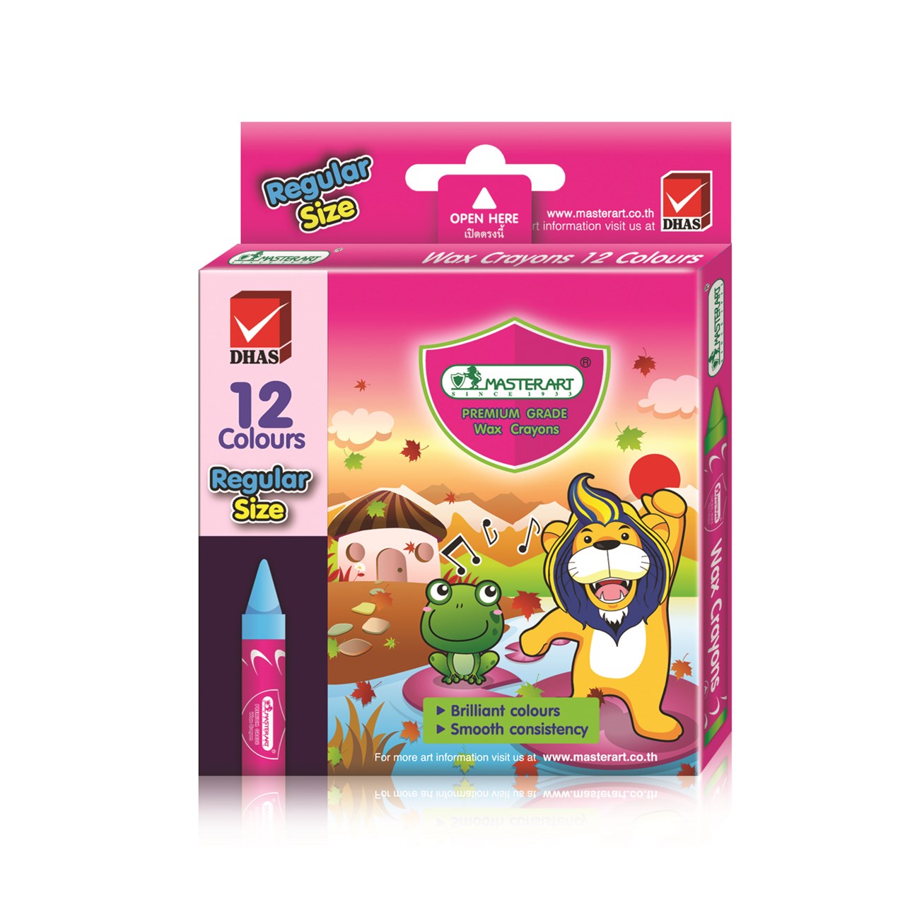 Picture of Master Art มาสเตอร์อาร์ต สีเทียนขนาดกลาง 12 สี