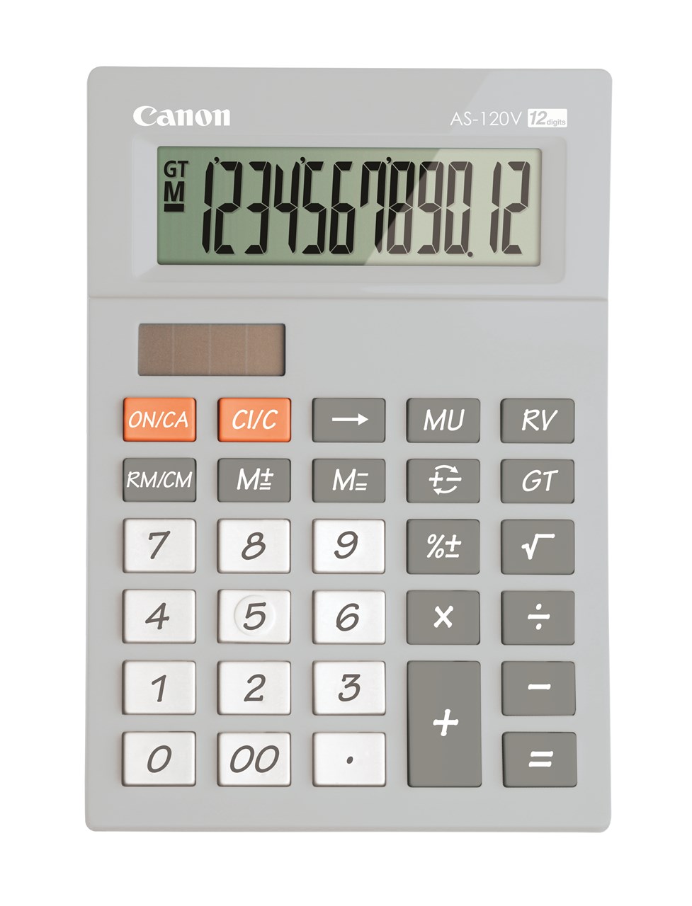 Picture of เครื่องคิดเลข Canon AS-120V, 12หลัก